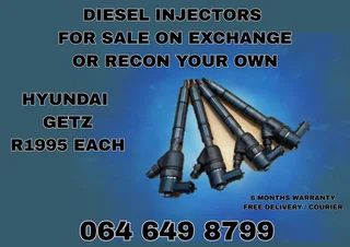 Hyundai Getz Diesel Injectors For Sale On Exchange Or Recon Your Own With Copper Washers