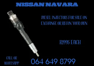 Nissan Navara Diesel Injectors For Sale