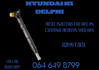 Hyundai H1 Delphi Diesel Injectors For Sale On Exchange Or Recon Your Own