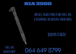 Kia 2500 Diesel Injectors For Sale Or Recon Your Own With Copper Washers