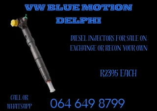 We Can Recon Your Vw Blue Motion Delphi Diesel Injectors Copper Washers Included