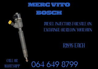 Merc Vito Bosch Diesel Injectors For Sale On Exchange Or Recon Your5 Own Washers Included