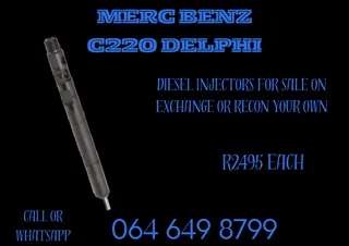 Merc Benz C220 Delphi Diesel Injectors For Sale On Exchange