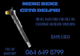 Merc Benz C270 Delphi Diesel Injectors For Sale On Exchange Wahsers Included