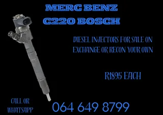 Merc Benz C220 Bosch Diesel Injectors For Sale Or Recon Your Own