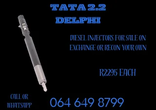 Tata 2.2 Delphi Diesel Injectors For Sale Copper Washers Included