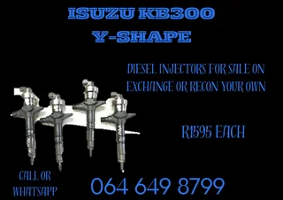 We Can Recon Your Isuzu Kb300 Y-shape Diesel Injectors 6 Months Warranty Included