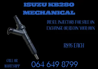 Isuzu Kb280 Mechanical Diesel Injectors For Sale On Exchange Or Recon Your Own