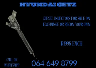 Hyundai Getz Diesel Injectors For Sale On Exchange Or Recon Your Own Copper Washers Included