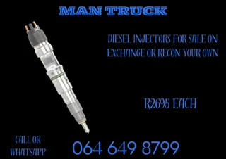 Man Truck Diesel Injectors For Sale On Exchange