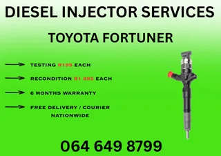 Toyota Fortuner Diesel Injectors For Sale On Exchange