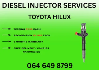 Toyota Hilux Diesel Injectors For Sale On Exchange Copper Washers Included