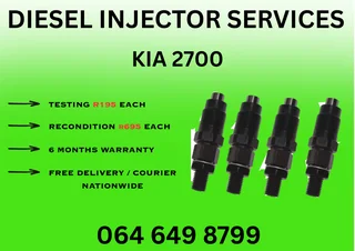 Kia 2700 Diesel Injectors With Copper Washers For Sale On Exchange Or Recon Your Own