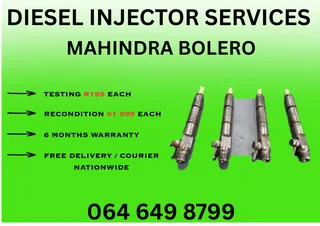 We Can Recon Your Mahindra Bolero Diesel Injectors
