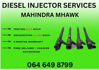 We Can Recon Your Mahindra Mhawk Diesel Injectors 6 Months Warranty Included