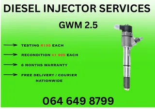 Gwm 2.5 Diesel Injectors For Sale Copper Washer Included