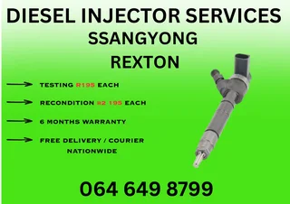 Ssangyong Rexton Diesel Injectors With Copper Washers For Sale Or Recon Your Own