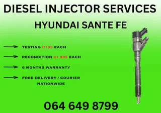 Hyundai Sante Fe Diesel Injectors For Sale