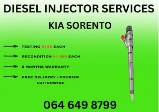 Kia Sorento Diesel Injectors For Sale Copper Washers Included