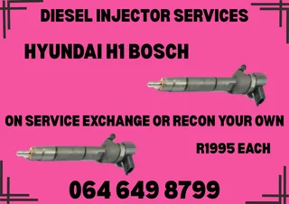 Hyundai H1 Bosch Diesel Injectors For Sale On Exchange 6 Monhts Warranty Included
