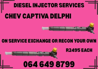 Chev Captiva Delphi Diesel Injectors For Sale Or Recon Your Own Washers And Warranty Included