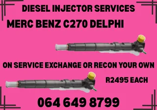 Merc Benz C270 Delphi Diesel Injectors For Sale Or Recon Your Own Washers And Warranty Included