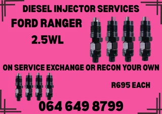 Ford Ranger 2.5wl Diesel Injectors For Sale On Exchange