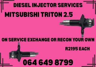 Mitsubishi Triton 2.5 Diesel Injectors For Sale Or Recon Your 6 Months Warranty Included