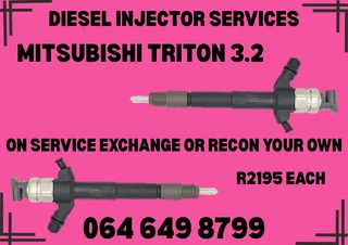 Mitsubishi Triton 3.2 Diesel Injectors For Sale Or Recon Your Own Washers And Warranty Included