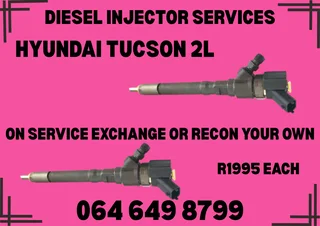 Hyundai Tucson 2l Diesel Injectors For Sale On Exchange Washers And Warranty Included