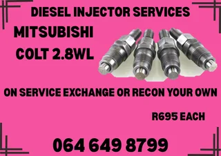 Mitsubishi Colt 2.8wl Diesel Injectors For Sale Or Recon Your Own