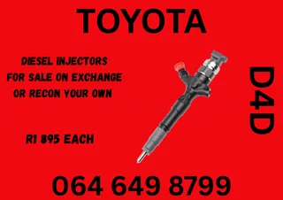 Toyota D4d Diesel Injectors For Sale On Exchange Or Recon Your Own