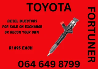 Toyota Fortuner Diesel Injectors For Sale On Exchange Or Recon Your Own Washers And Warranty Incl