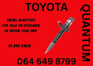 Toyota Quantum Diesel Injectors For Sale On Exchange 6 Months Warranty Included