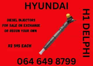 Hyundai H1 Delphi Diesel Injectors For Sale Or Recon Your Own Warranty Included