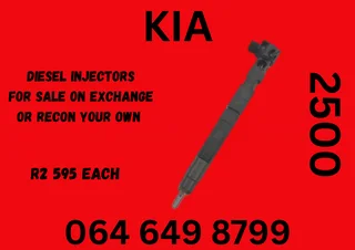Kia 2500 Diesel Injectors For Sale 6 Months Warranty Included