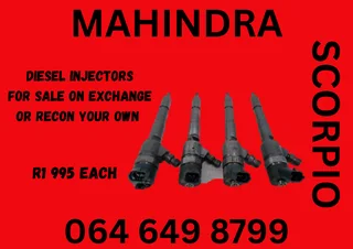 Mahindra Scorpio Diesel Injectors With Washers For Sale On Exchange Warranty Included