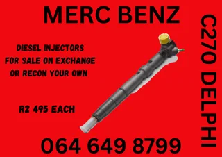 Merc Benz C270 Diesel Injectors For Sale Or Recon Your Own