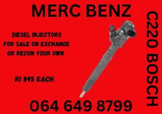 Merc Benz C220 Bosch Diesel Injectors For Sale