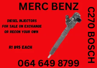 We Can Recon Your Merc Benz C270 Bosch Diesel Injectors