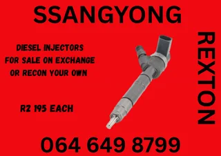 Ssangyong Rexton Diesel Injectors For Sale Or Recon Your Own Washers And Warranty Included