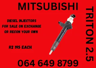 Mitsubishi Triton 2.5 Diesel Injectors For Sale 6 Months Warranty Included