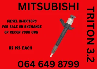 Mitsubishi Triton 3.2 Diesel Injectors For Sale Copper Washers And Warranty Included