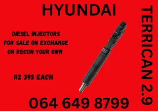 Hyundai Terrican 2.9 Diesel Injectors With Copper Washers For Sale On Exchange