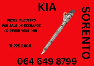 Kia Sorento Diesel Injectors With Washers For Sale On Exchange 6 Months Warranty Included