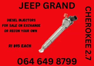 Jeep Grand Cherokee 2.7 Diesel Injectors For Sale On Exchange Or Recon Your Own