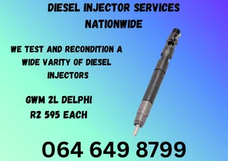 Gwl 2l Delphi Diesel Injectors With Washers For Sale Or Recon Your Own Warranty Included