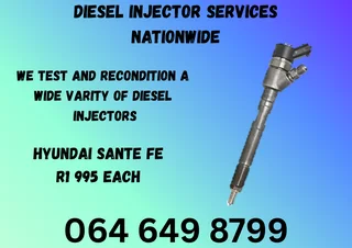 Hyundai Sante Fe Diesel Injectors With Washers For Sale On Exchange Warranty Included