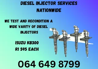 Isuzu Kb300 Diesel Injectors With Washers For Sale Or Recon Your Own 6 Months Warranty Included