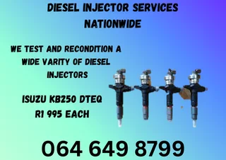 Isuzu Kb250 Dteq Diesel Injectors With Copper Washers For Sale